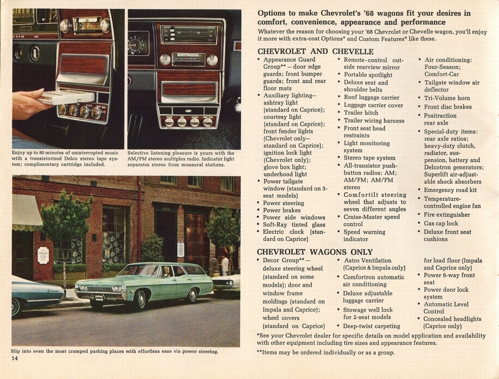 1968 Chevrolet Wagons Brochure Page 1